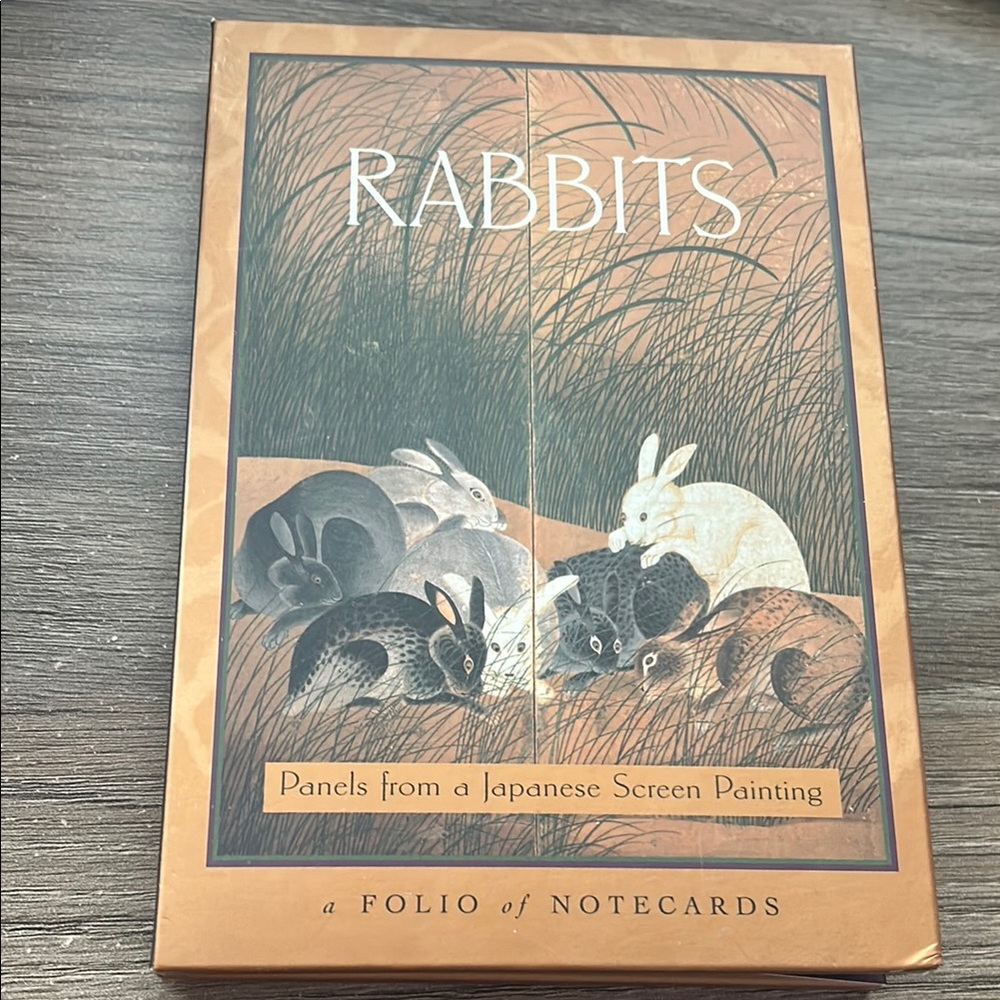 🛍️ Rabbits, A Folio of Notecard Set (10 cards and Envelopes)
